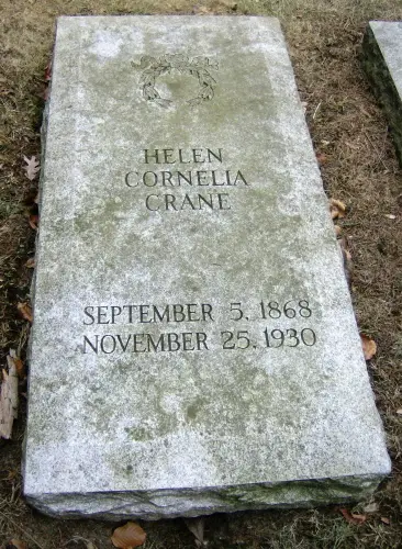 grave shows she died as Helen C. Crane