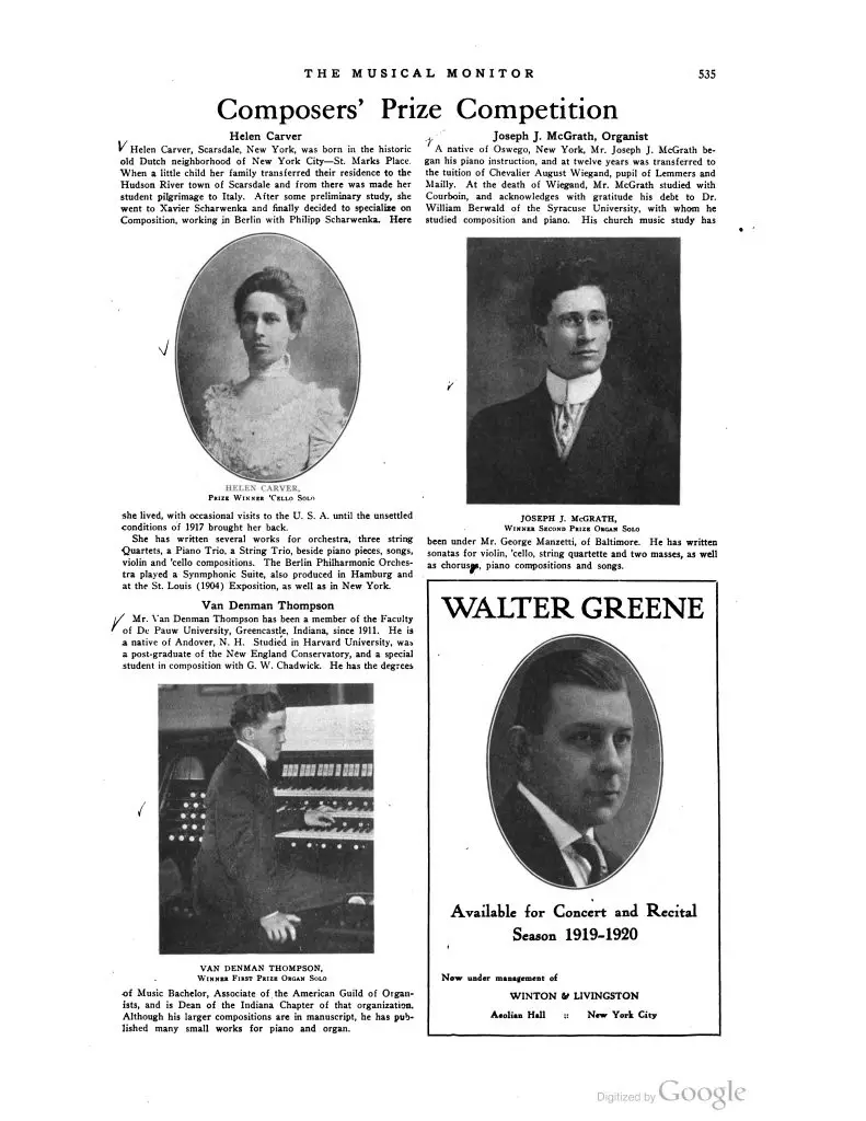 image of Helen Carver is mistaken identity; it is actually Helen C. Crane